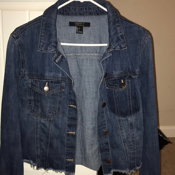 Forever 21 Jackets & Blazers - Forever 21 Dark Jean Jacket